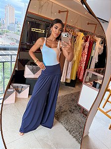 Calça Pantalona Dreams Azul Marinho