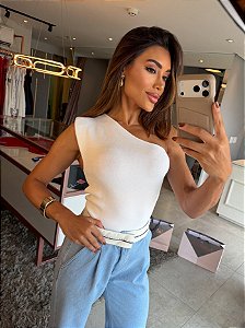 Blusa Um Ombro One Off
