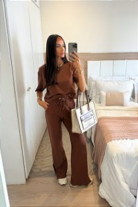 Conjunto Cloe Chocolate Creamy