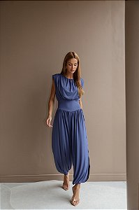 Macacão Aladin Azul Jeans