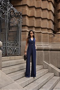 Macacão Duplo Capa Azul Marinho