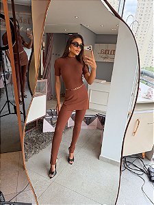 Conjunto Bali Jaque Chocolate Creamy