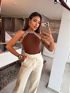 Body Stella Sport Marrom