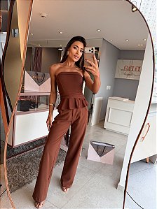 Calça Chloe Vanessa Chocolate Cream