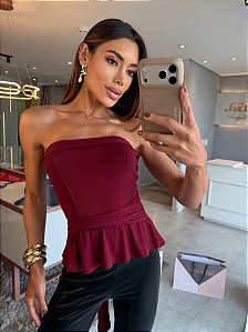 Blusa Tomara Que Caia Stella Marsala