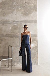 Conjunto Sarja Tomara Que Caia Jenny Azul