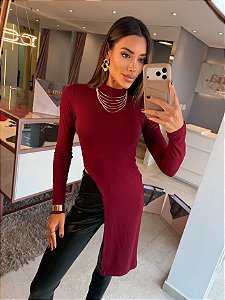 Blusa Stella Maris Gola Marsala