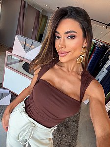 Blusa VisUp Luiza Marrom