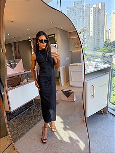 Vestido Midi Invictus Preto