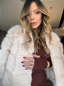Casaco de Pelo NY Branco