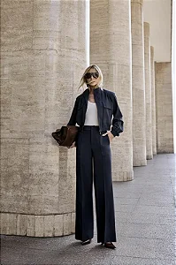 Conjunto Bomber Fer Azul Marinho