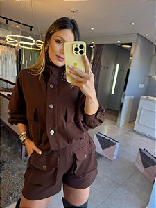 Shorts Cargo Chloe Marrom