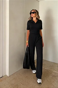 Conjunto Polo Issy Preto