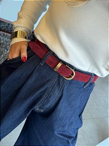 Cinto Luiza Burgundy