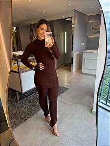 Conjunto Bali Jaque Modelador Pezinho Marrom