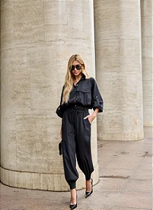Conjunto Jogger Tata Preto