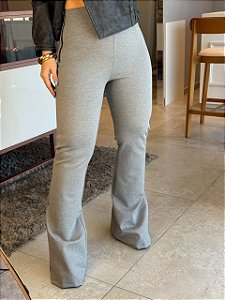 Calça Lipo Flare Modeladora Ami Roma Cinza