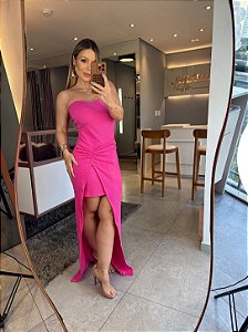 Vestido Longo Modelador Jaque Pink