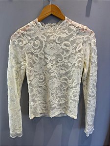 Blusa Renda Amarela