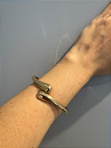 Bracelete Dourado Gota Minimalista