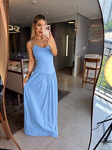 Vestido Longo Allure Mia Azul Claro