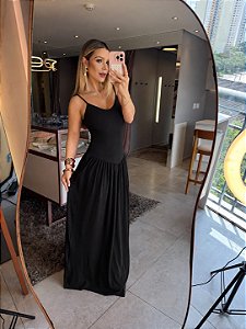 Vestido Longo Allure Mia Preto