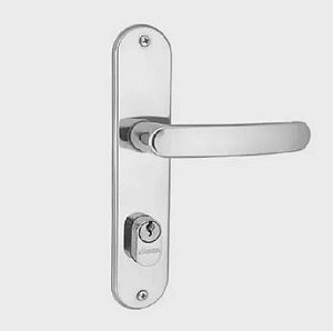 Fechadura Galaxy Externa Cromada 4191 Com Espelho - Aliança