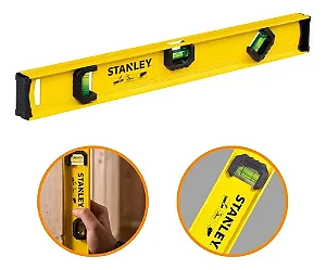 Nível Alumínio 03 Bolhas de 24 Polegadas 60cm STHT42074-LA - Stanley