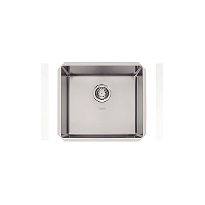 Cuba de embutir Tramontina Design Collection Quadrum Undermount em Aço Inox com Acabamento Acetinado 45 U 45x40 cm