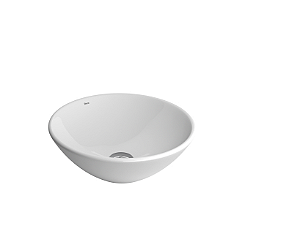 Cuba Redonda de Apoio 35cm Branco Gelo