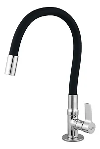 Torneira de Cozinha de Mesa C70 1/4 V Preta - Polar Metais