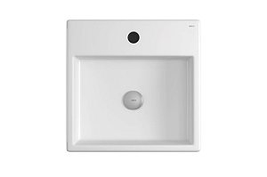 Cuba Quadrada de Apoio com Mesa 41cm Branco Linha L - Deca