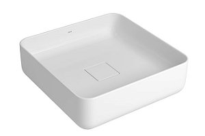 Cuba Quadrada de Apoio 40cm Branco Slim - Deca