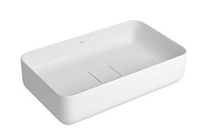 Cuba Retangular de Apoio 50cm Branco Slim - Deca