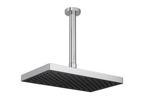 Chuveiro Retangular de Teto 26,5cm Cromado Flex Max - Deca