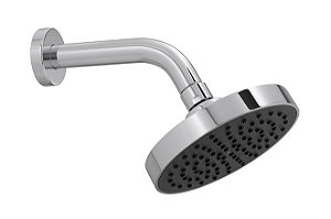 Chuveiro Redondo de Parede 12,6cm Cromado Flex - Deca