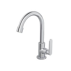 Torneira de Mesa Bica Alta para Lavatório Cromado Flex Plus - Deca