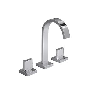 Misturador de Mesa Bica Alta para Lavatório Cromado Polo - Deca