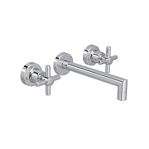 Misturador de Parede para Lavatório Izy Cromado Izy - Deca