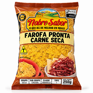 FAROFA PRONTA SABOR CARNE SECA - 250G