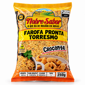FAROFA PRONTA SABOR TORRESMO - 250G