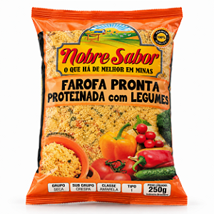 FAROFA PRONTA SABOR PROTEÍNADA COM LEGUMES - 250G