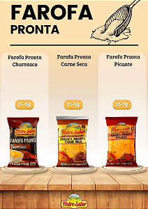 FAROFA PRONTA SABOR CHURRASCO