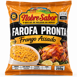 FAROFA PRONTA SABOR FRANGO ASSADO - 250G
