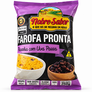 FAROFA PRONTA SABOR PICANHA COM UVA PASSA - 250G