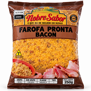 FAROFA PRONTA SABOR BACON - 250G
