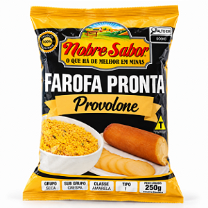FAROFA PRONTA SABOR PROVOLONE - 250G