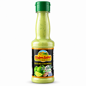 MOLHO CREMOSO DE ALHO COM LIMÃO - 150ML