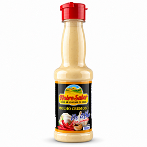MOLHO CREMOSO DE ALHO COM PIMENTA - 150ML
