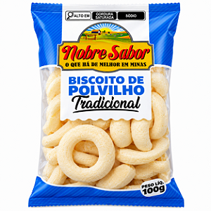 BISCOITO DE POLVILHO SABOR TRADICIONAL - 100G
